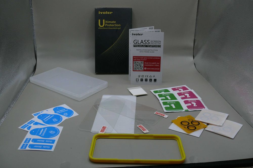 Pack de 3 + 3 Vidro Temperado para Protetor de Ecrã