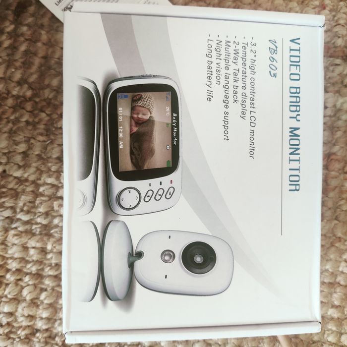 Monitor videovigilância bebé