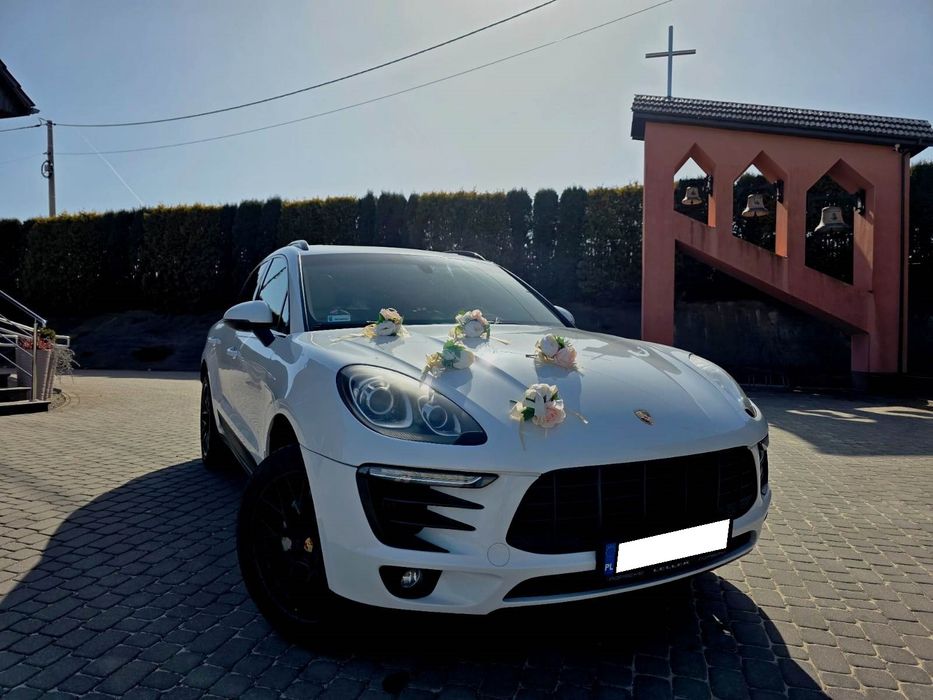 Samochód do ślubu wesela komunie studniówka PORSCHE MACAN S