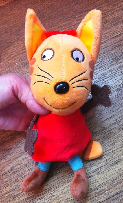 Мягкая игрушка три кота Карамелька