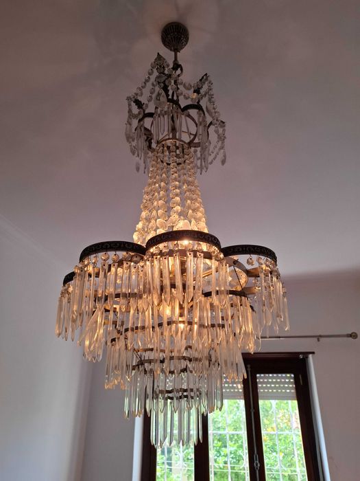 Lustre/candeeiro vinted com 6 luzes