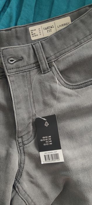 Spodenki męskie jeansowe roz. 48