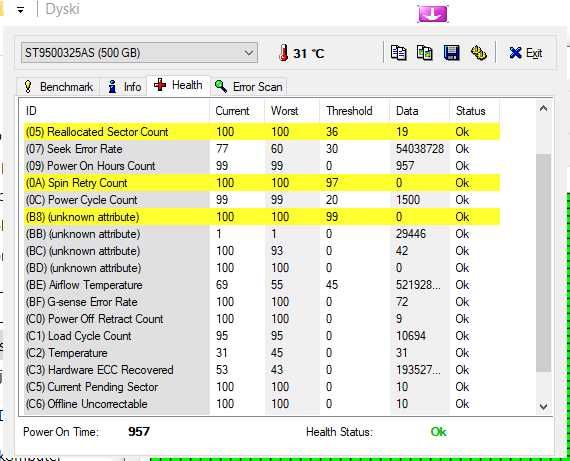 Dysk HDD Seagate 2,5" 500GB Momentus 5400.6 [060]