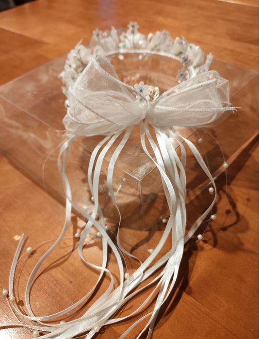 Wianek komunijny na koczka