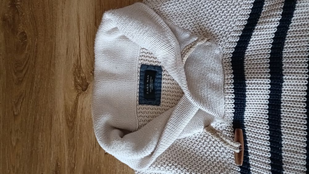Sweter Zara L męski Zara Man bluza