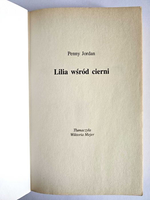 LILIA wsród CIERNI - Penny Jordan