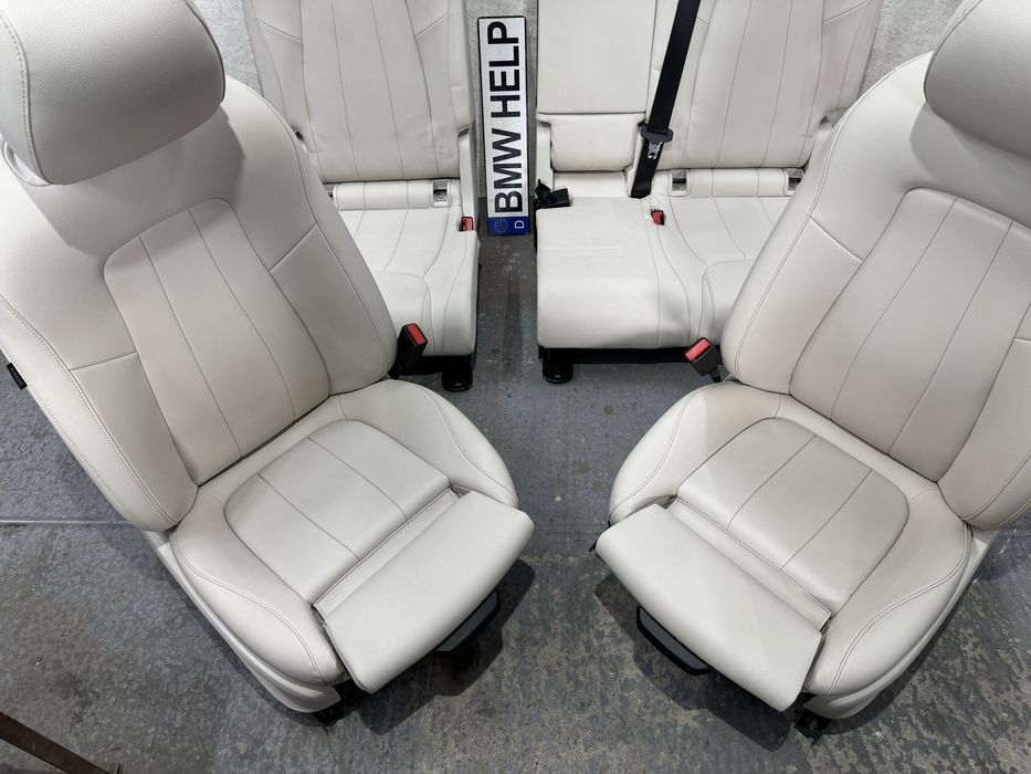 Салон Білий EQB 250+ X243 Mercedes Benz Кожа Сиденья Сидушки