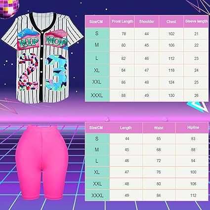 Przebranie Strój kostium lata 80 90 luźny hip hop