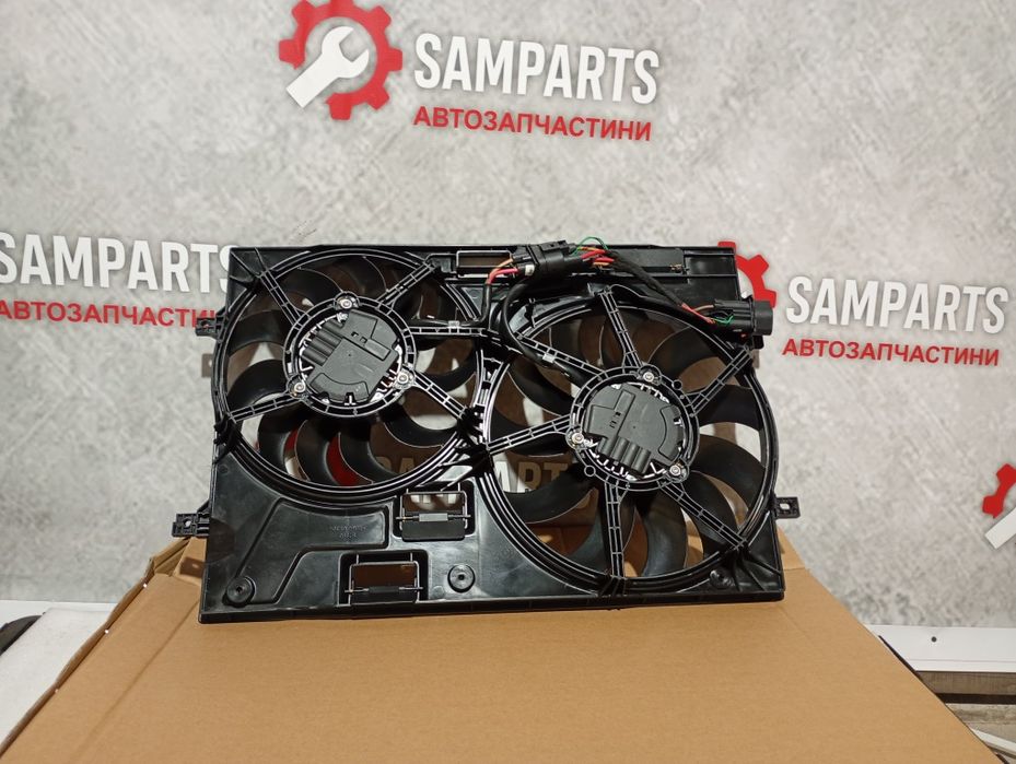 Volkswagen Tiguan 18+ диффузор в сборе