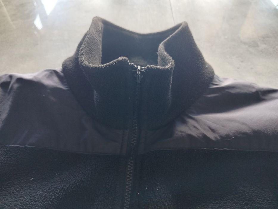 Polar/softshell/ocieplacz czarny do ubrania ochronnego 128/mon. XL/S