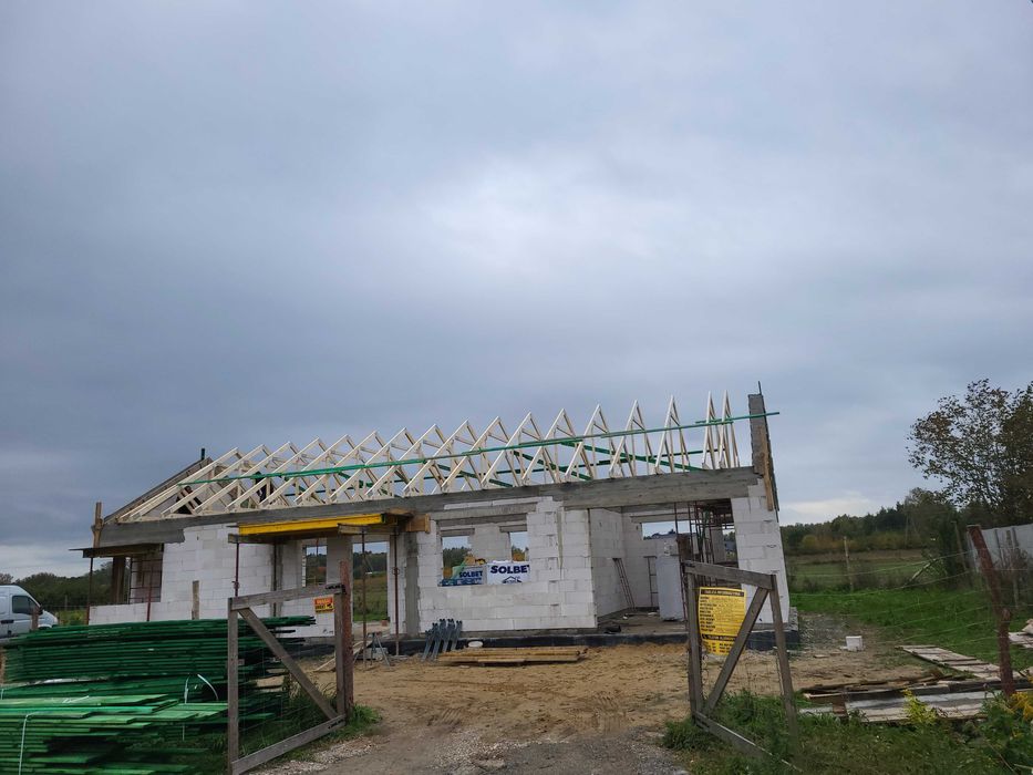 wiązary dachowe, bindry, drewno c24, gotowa więźba