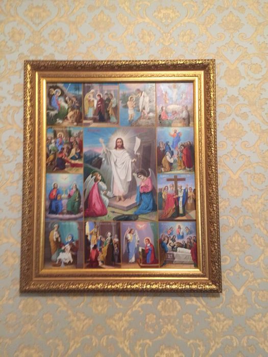 Икона « Житие Христа Спасителя «средина ХХ столетия