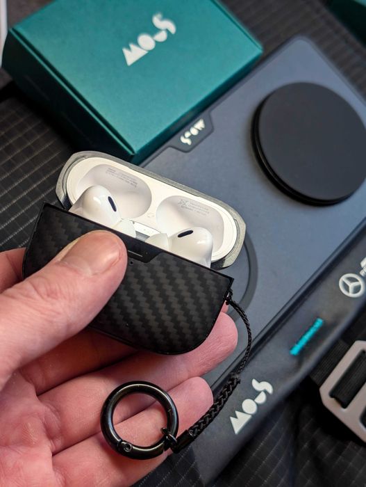 Защитный кейс "Mous" Aramid Fibre к наушникам Apple AirPods Pro 1 и 2