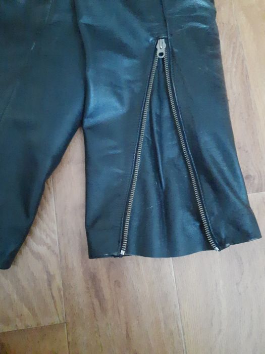 ERBO originalne XL spodnie skórzane chopper