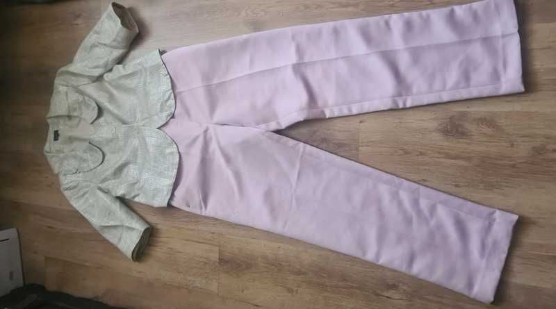 komplet spodnie+żakiet 44