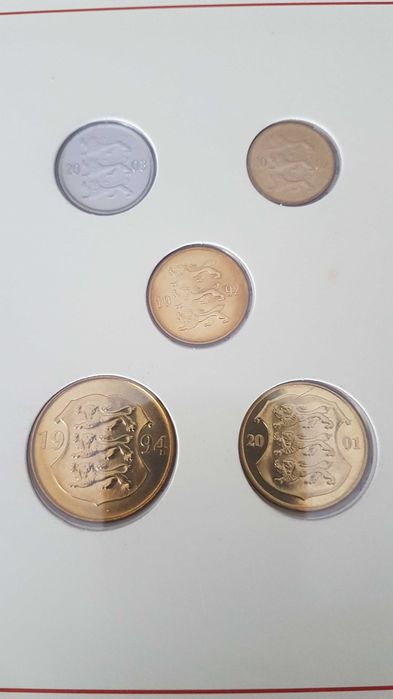 Moedas correntes da Estónia