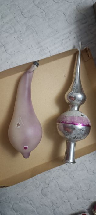 Bombki PRL szpic PRL