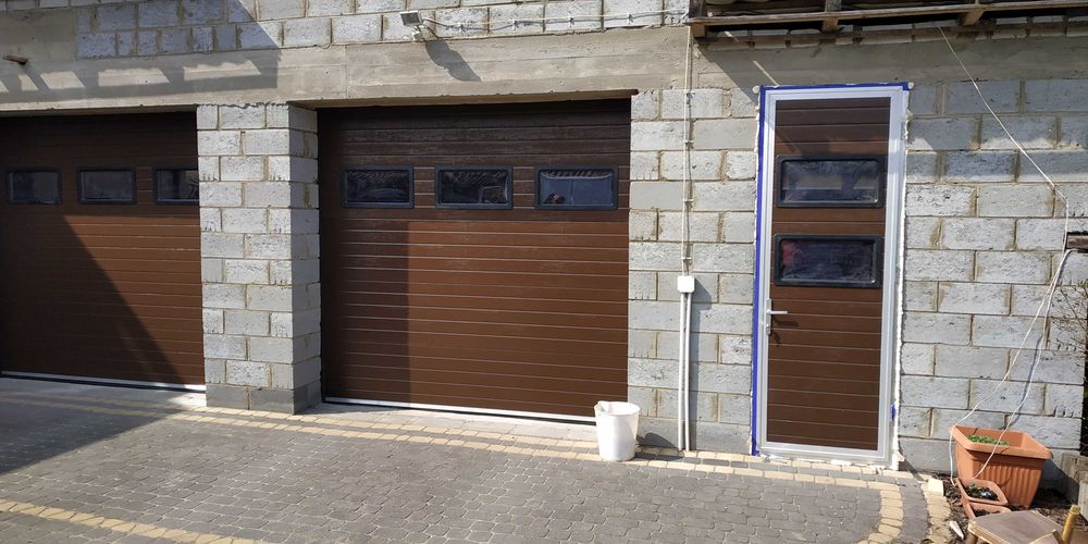 BRAMY SEGMENTOWE Na Wymiar • Garażowe i Przemysłowe • PRODUCENT- Brąz 320 x 230