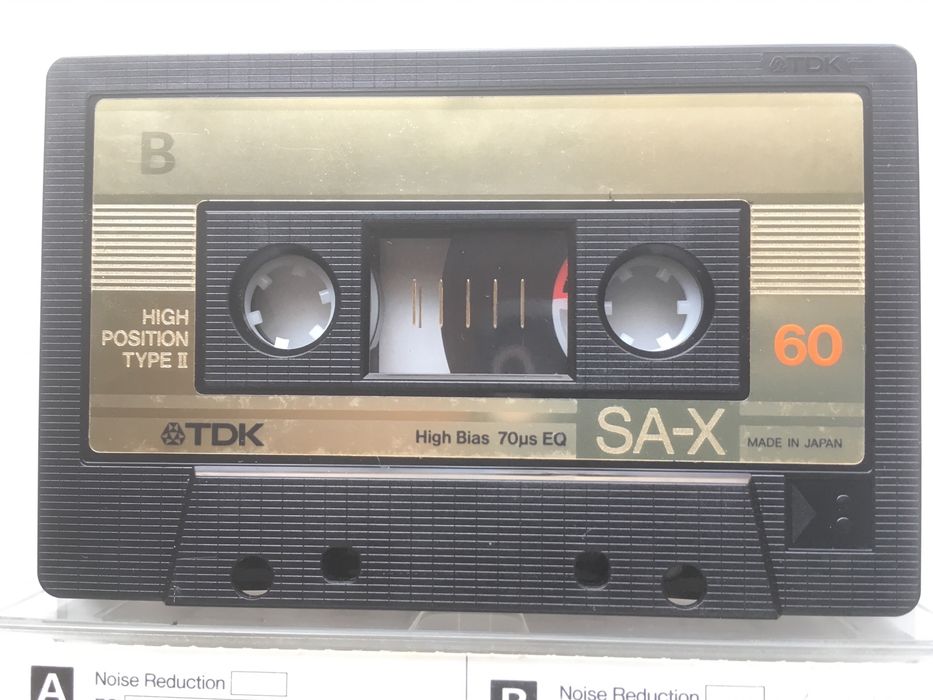 TDK SA-X60 gold  1986 японська топова хромова в ідеалі чиста під запис