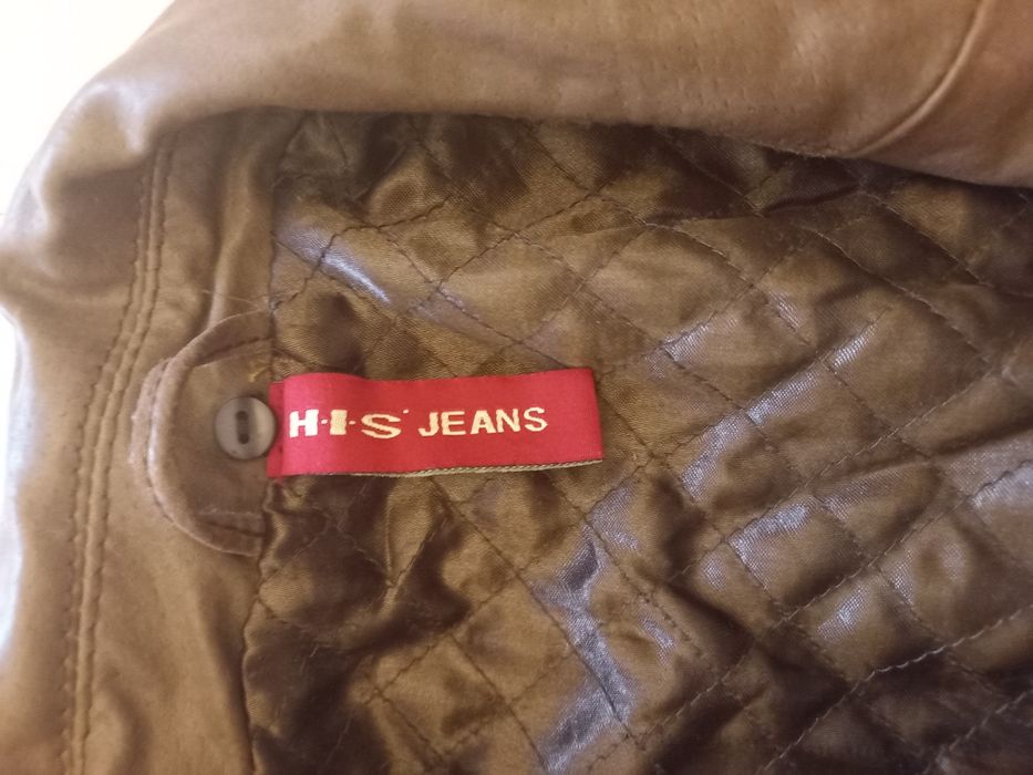 Brązowa kurtka skórzana vintage