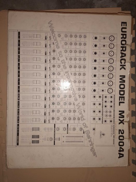 Mesa  Behringer Eurorack 2004A 20 canais