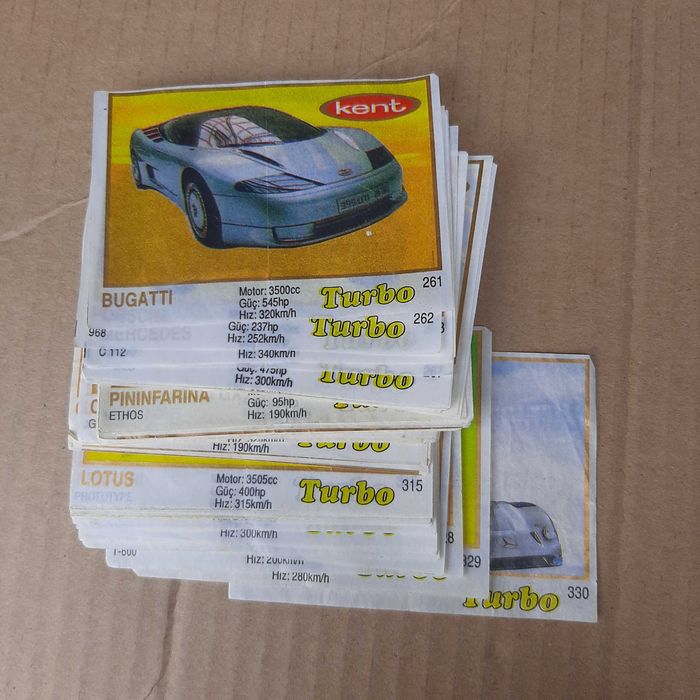 Коллекция вкладышей Turbo kent 261-330