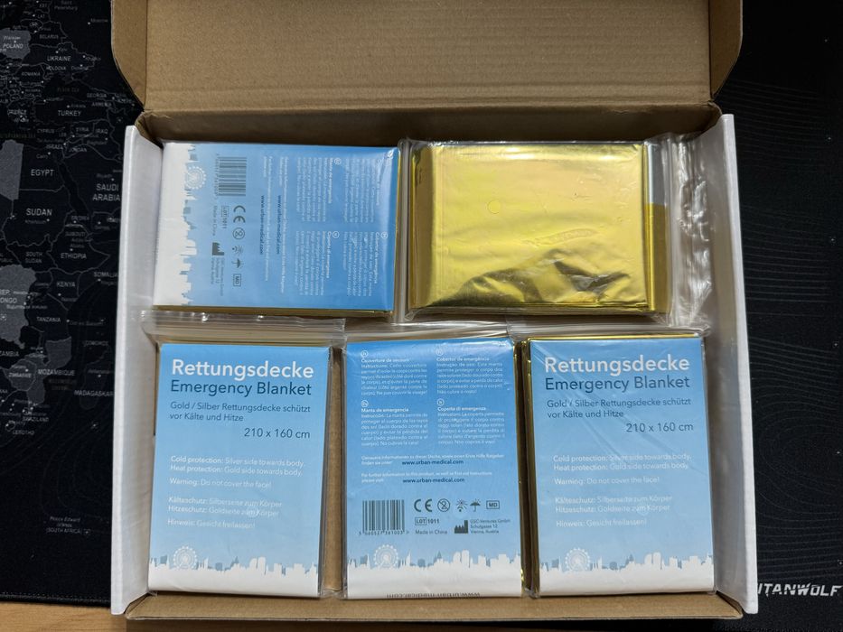 Manta sobrevivência (Manta térmica/emergência)