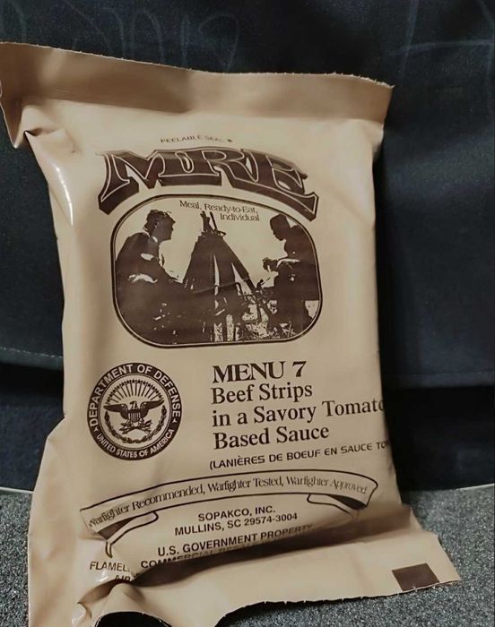 Американський сухий пайок №7 / Сухпай США MRE #7