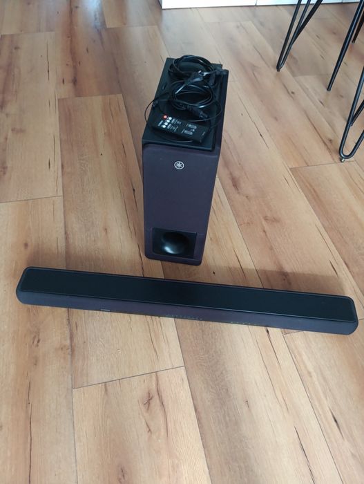 Soundbar, subwoofer, głośnik, Yamaha