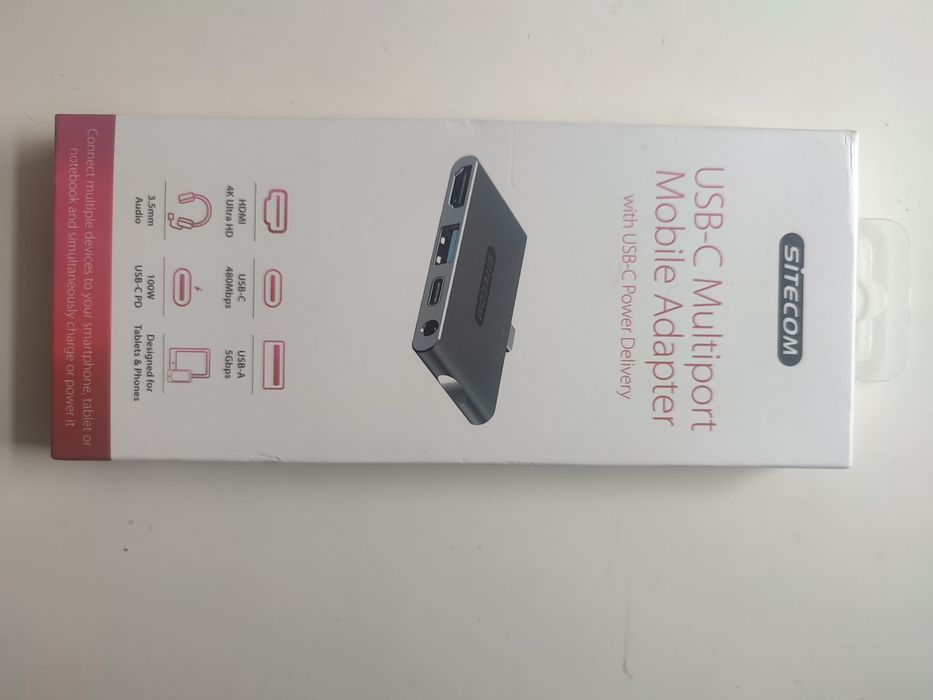 Nowy USB-C multiport mobile adapter CN-392 Sitecom Kraków