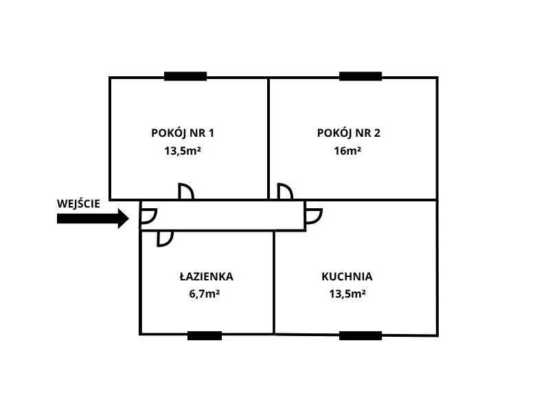 Mieszkanie 54,31m2 // z garażem// z działkami// Janów