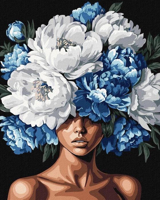 Malowanie po numerach - Rozkwitająca myśl 40x50cm Ideyka ,400x15 mm