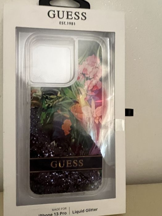 Case iPhone 13 Pro Guess Liquid Glitter