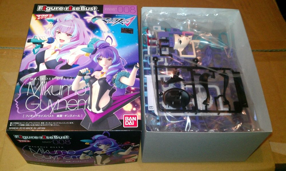 Mikumo Guynemer Macross Delta аниме-фигурка Bandai Figure-Rise Bust