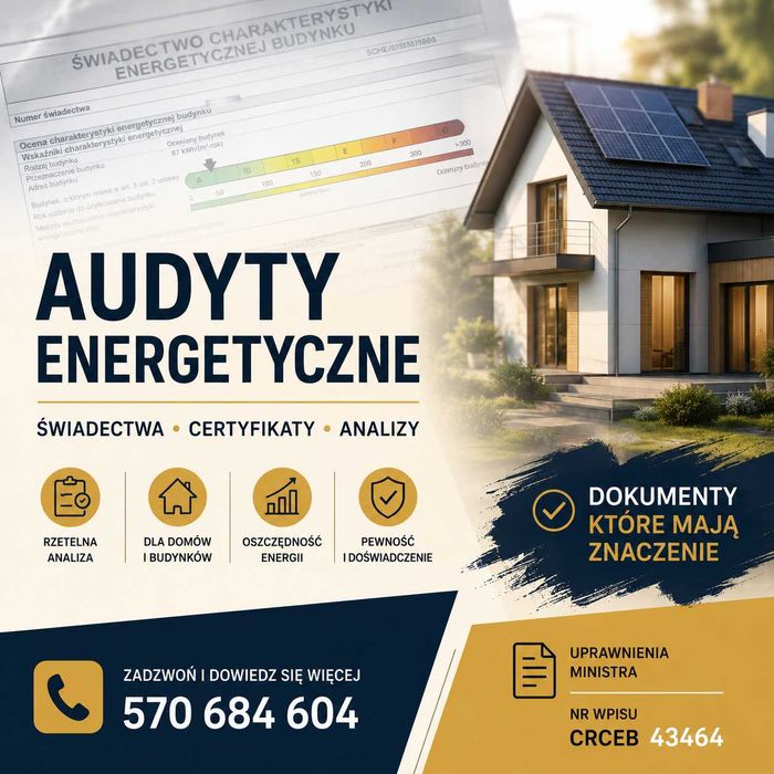 Audyt Energetyczny  Czyste Powietrze Świadectwo E