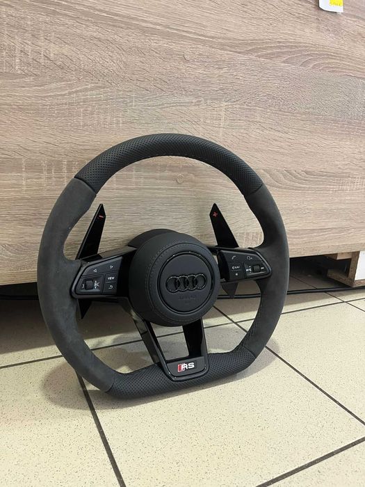 Volante Audi A3 8V A4 B8 TT 8J Q3 Q5 (S-Line / RS) Estilo R8