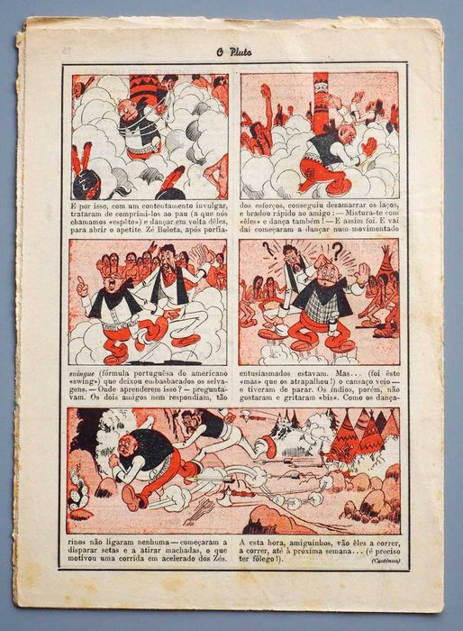 Banda Desenhada Antiga - O Pluto #3 - 1945