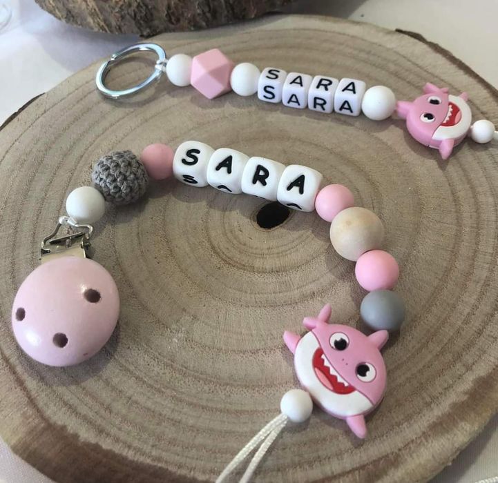 Conjuntos personalizados - Prende Chupetas e Porta Chaves