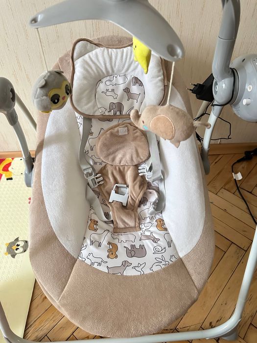 Гойдалка ME 1075 TEDDY Beige Animals