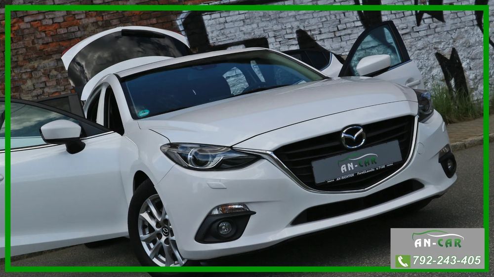 Mazda 3 Mazda3 -2.0 SKYACTIV-G-135tyś,Przebieg-Bogate wyposażenie