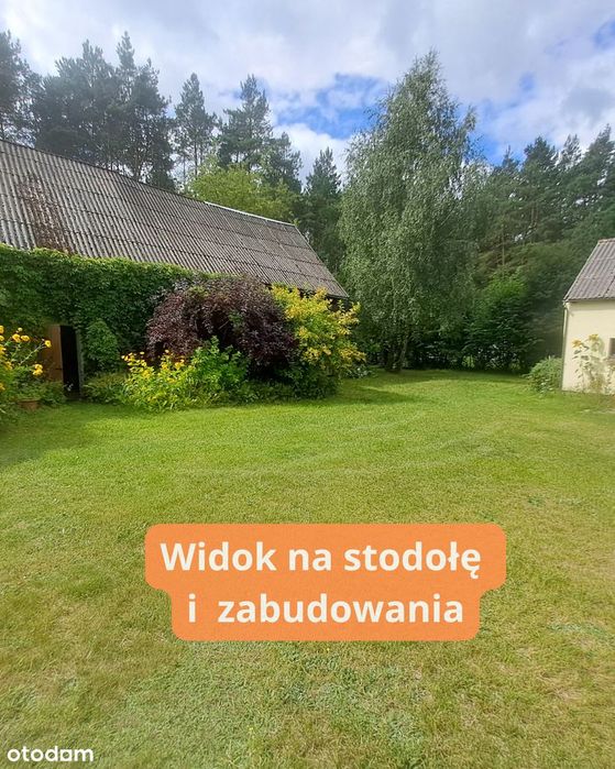 Dom rustykalny na działce w Borach Tucholskich