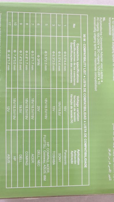 mitsai Adaptador Universal