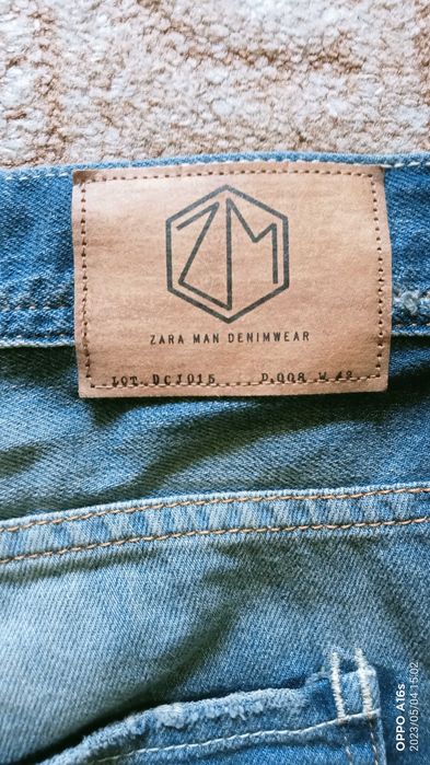 spodnie jeansowe męskie zara 36