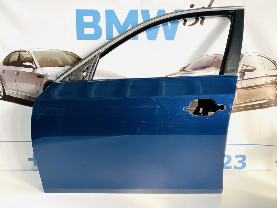 Двері BMW E60 E61 A07 Mysticblau Синя Передня Ліва Дверь Е60 Е61
