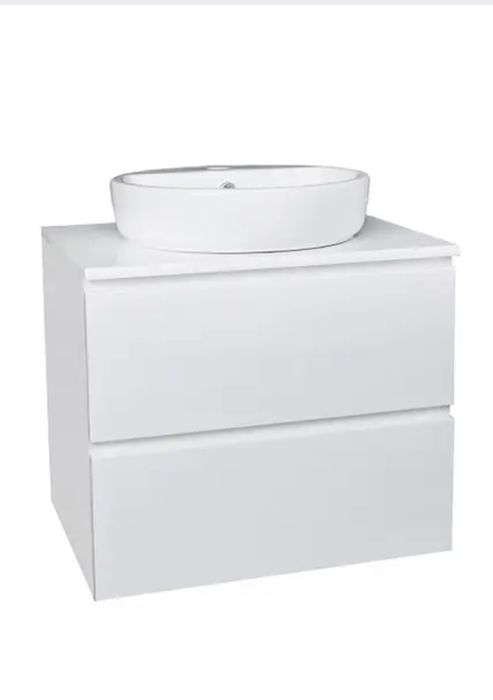 Тумба 60см підвісна в ванну під накладний умивальник