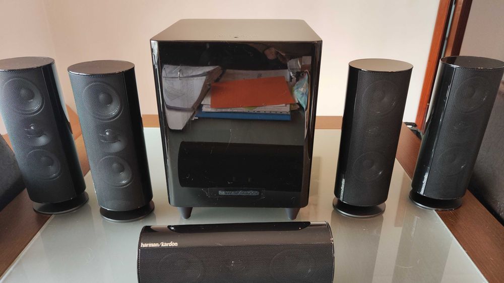 Colunas Harman Kardon HKTS 30 - home cinema