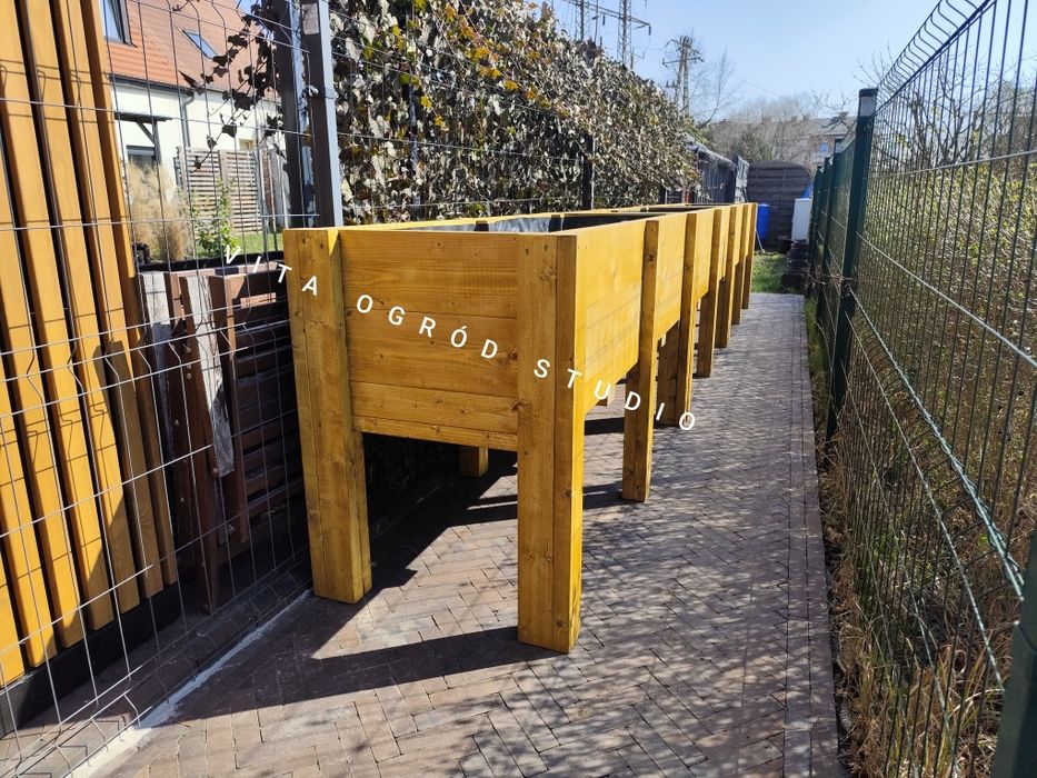 Podwyższone grządki gr. 4,5cm! Warzywnik, inspekt. PREMIUM!