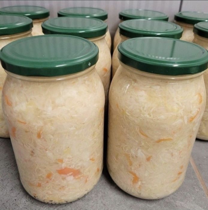 Kapusta kiszona NATURALNIE - 8 słoików wysyłka