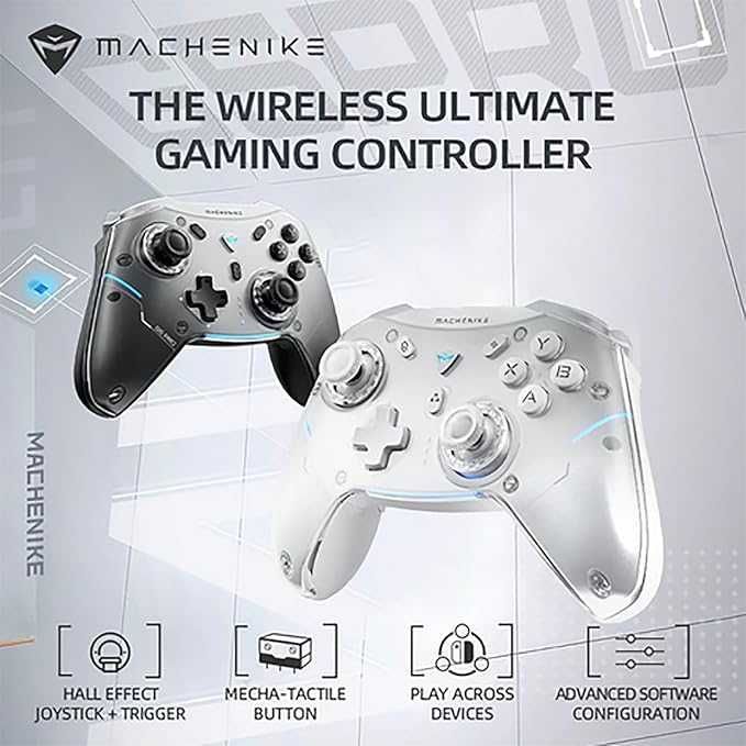 MACHENIKE G5 Pro Hall Gamepad Kontroler Switch PC Android iOS