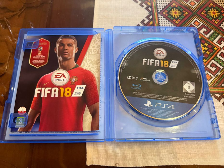 Диск FIFA 18 PS 4